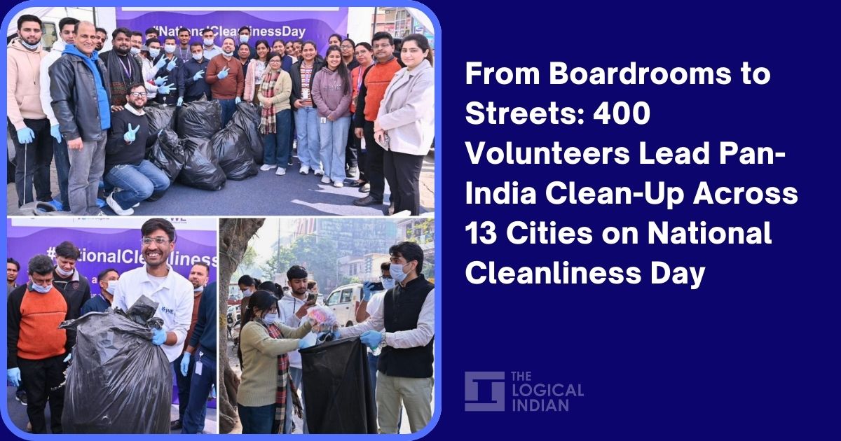 From Boardrooms to Streets: 400 Volunteers Lead Pan-India Clean-Up Across 13 Cities on National Cleanliness Day