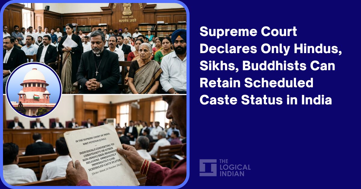 Supreme Court Declares Only Hindus, Sikhs, Buddhists Can Retain ...