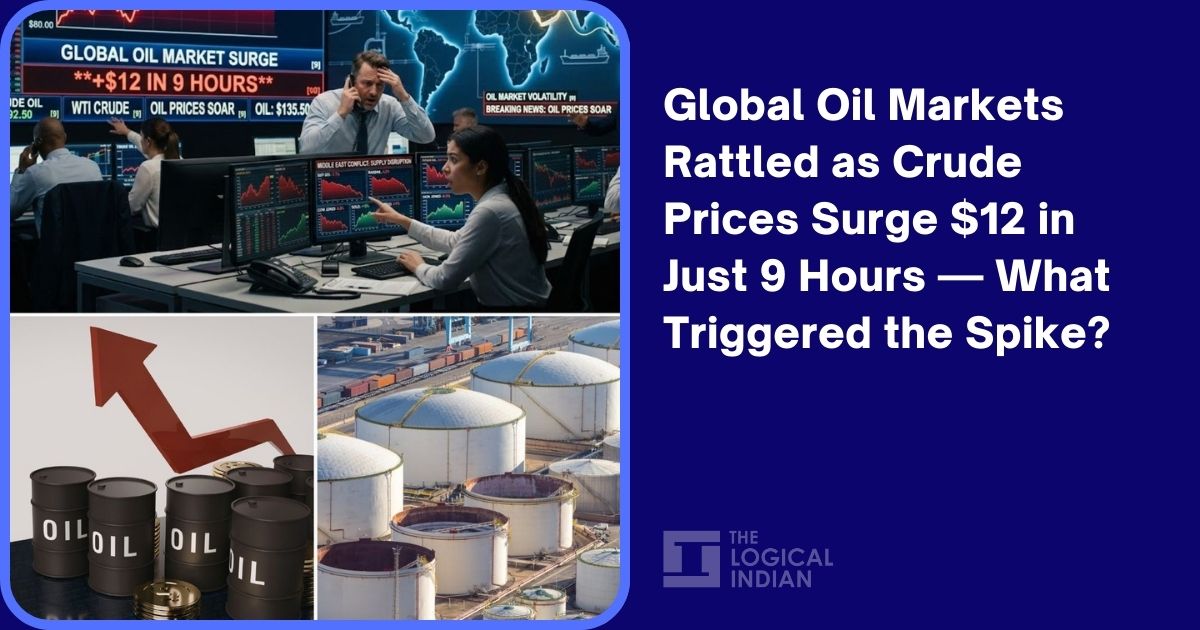  Global Oil Markets Rattled as Crude Prices Surge $12 in Just 9 Hours —What Triggered the Spike?