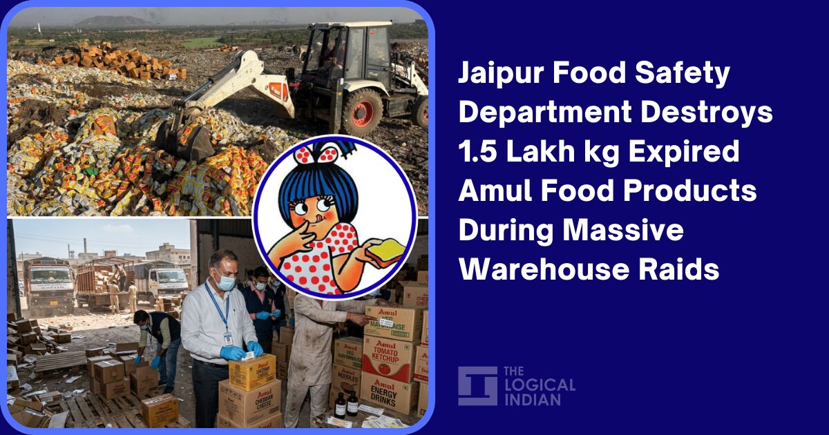 Jaipur Food Safety Department Destroys 1.5 Lakh kg Expired Amul Food ...