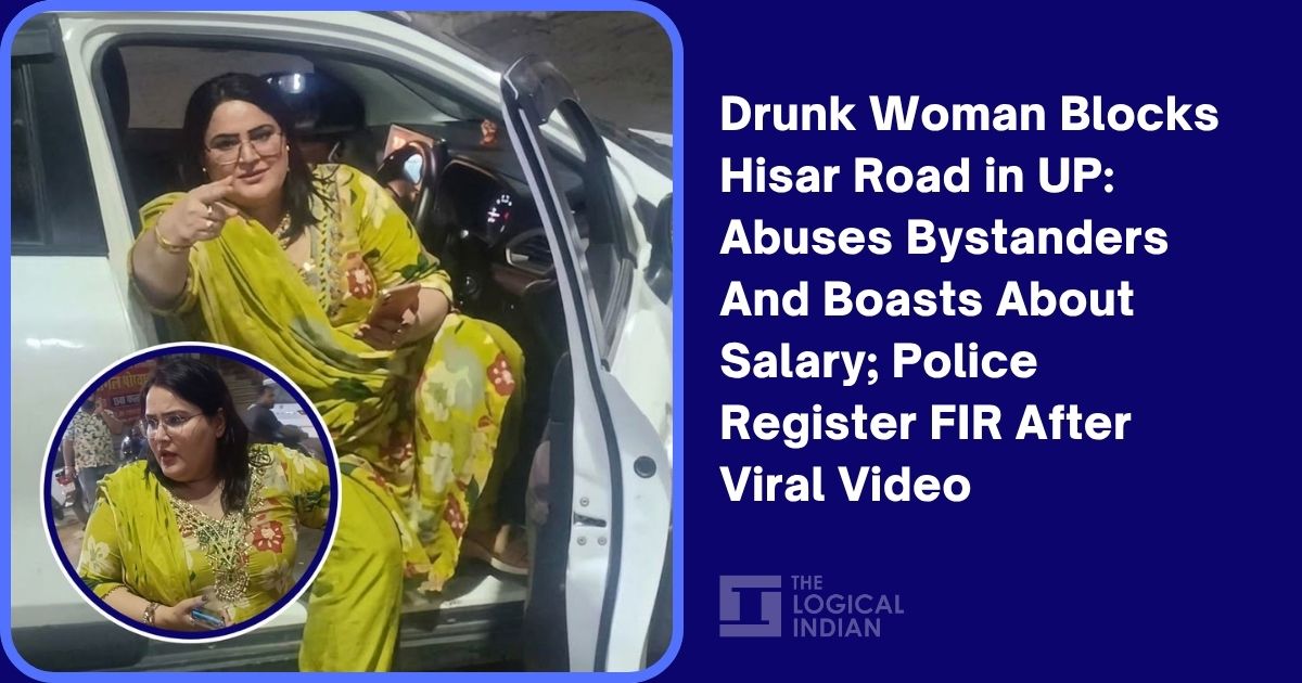 Drunk Woman Blocks Hisar Road in UP: Abuses Bystanders And Boasts About ...