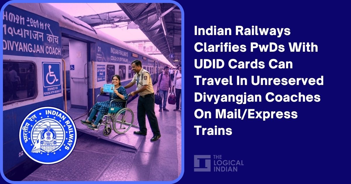 Indian Railways Clarifies PwDs With UDID Cards Can Travel In Unreserved ...