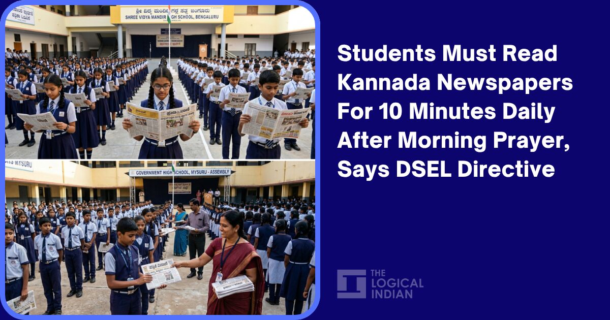 Students Must Read Kannada Newspapers For 10 Minutes Daily After Morning Prayer, Says DSEL Directive