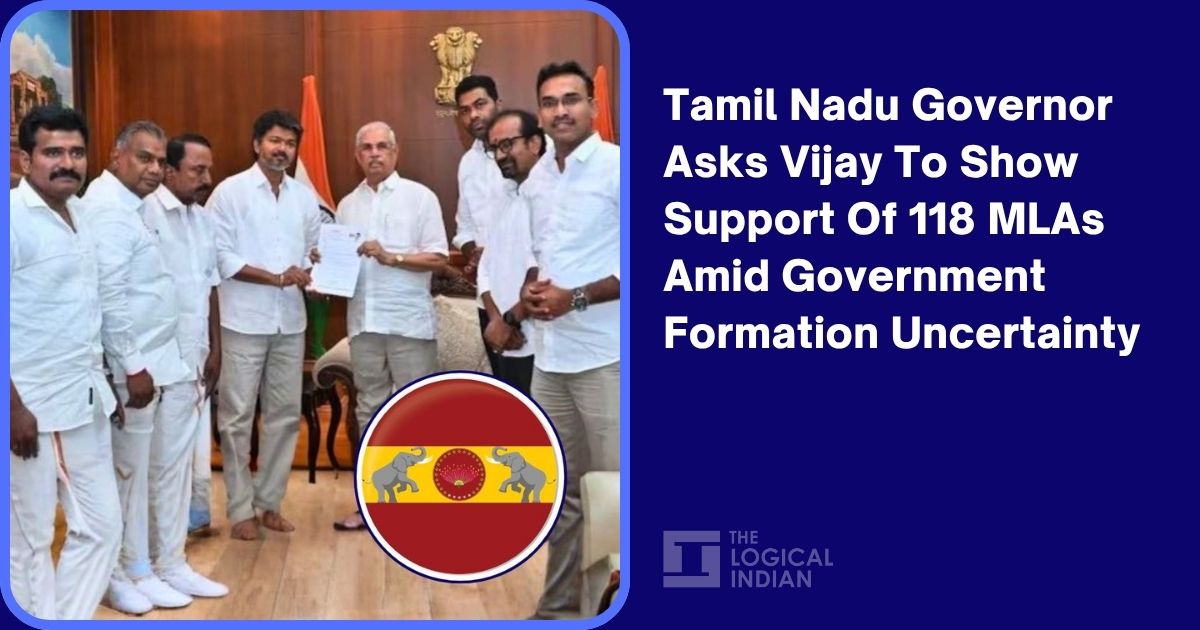 Tamil Nadu Governor Asks Vijay To Show Support Of 118 MLAs Amid ...