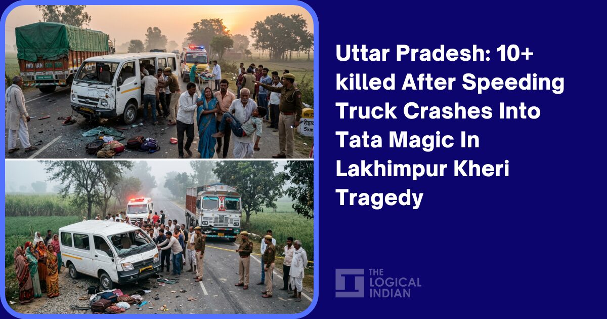Uttar Pradesh: 10+ Killed After Speeding Truck Crashes Into Tata Magic ...