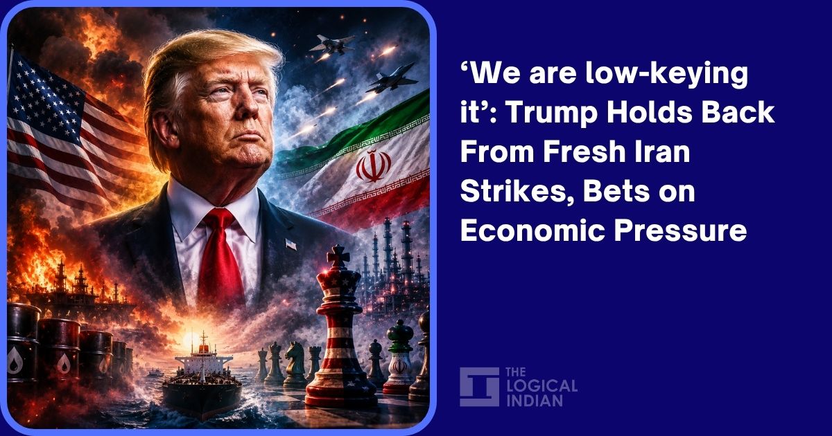 ‘We are low, keying it’: Trump Holds Back From Fresh Iran Strikes, Bets on Economic Pressure