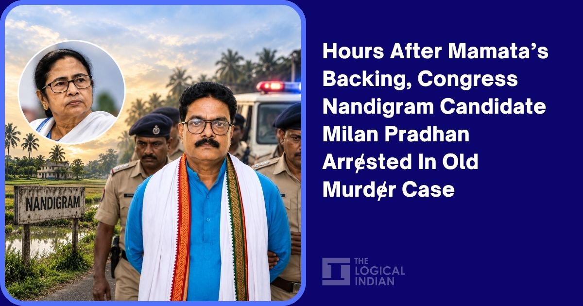 Hours After Mamata’s Backing, Congress Nandigram Candidate Milan Pradhan Arrested In Old Murder Case