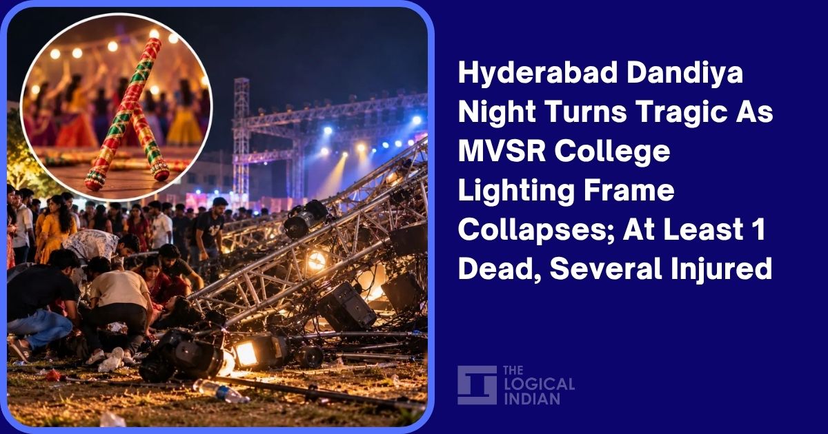 Hyderabad Dandiya Night Turns Tragic As MVSR College Lighting Frame ...