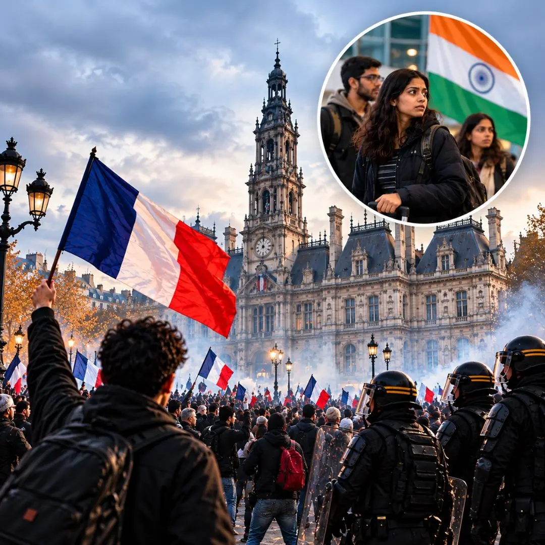 La France éclate en violentes manifestations alors qu'un hôtel de ville historique brûle ; ce que cela signifie pour les Indiens qui y vivent
