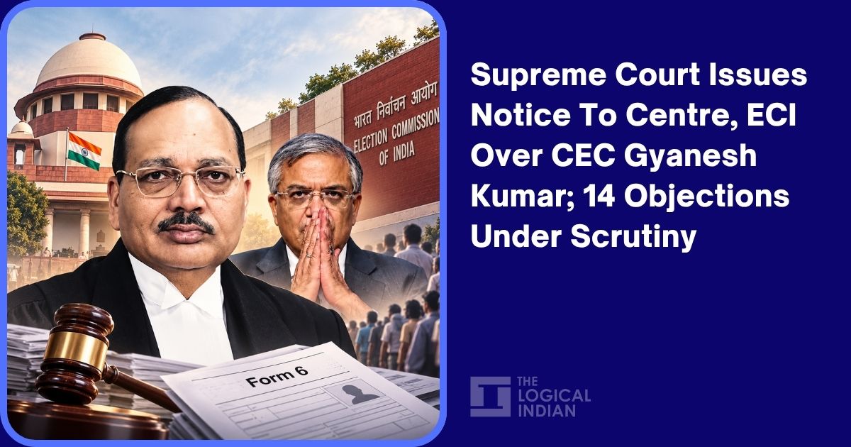 Supreme Court Issues Notice To Centre, ECI Over CEC Gyanesh Kumar; 14 ...
